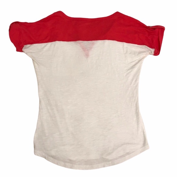 Limited Express Colorblock S/S Pocket Tee/Top Sm - Picture 2 of 4